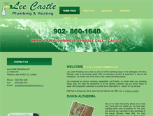 Tablet Screenshot of leecastleplumbingltd.com